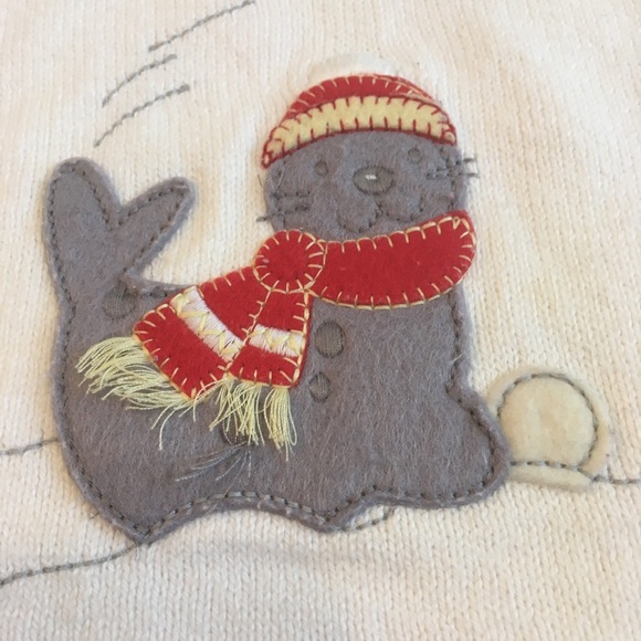 6-12m (4/$20) White Pullover Sweater by GAP - Picture 5 of 9